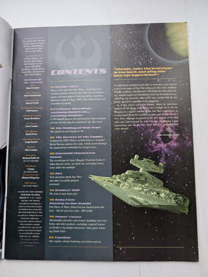 Star Wars: The Official Magazine No. 3 - Aug/Sep 1996 - Includes Leia Bookmark