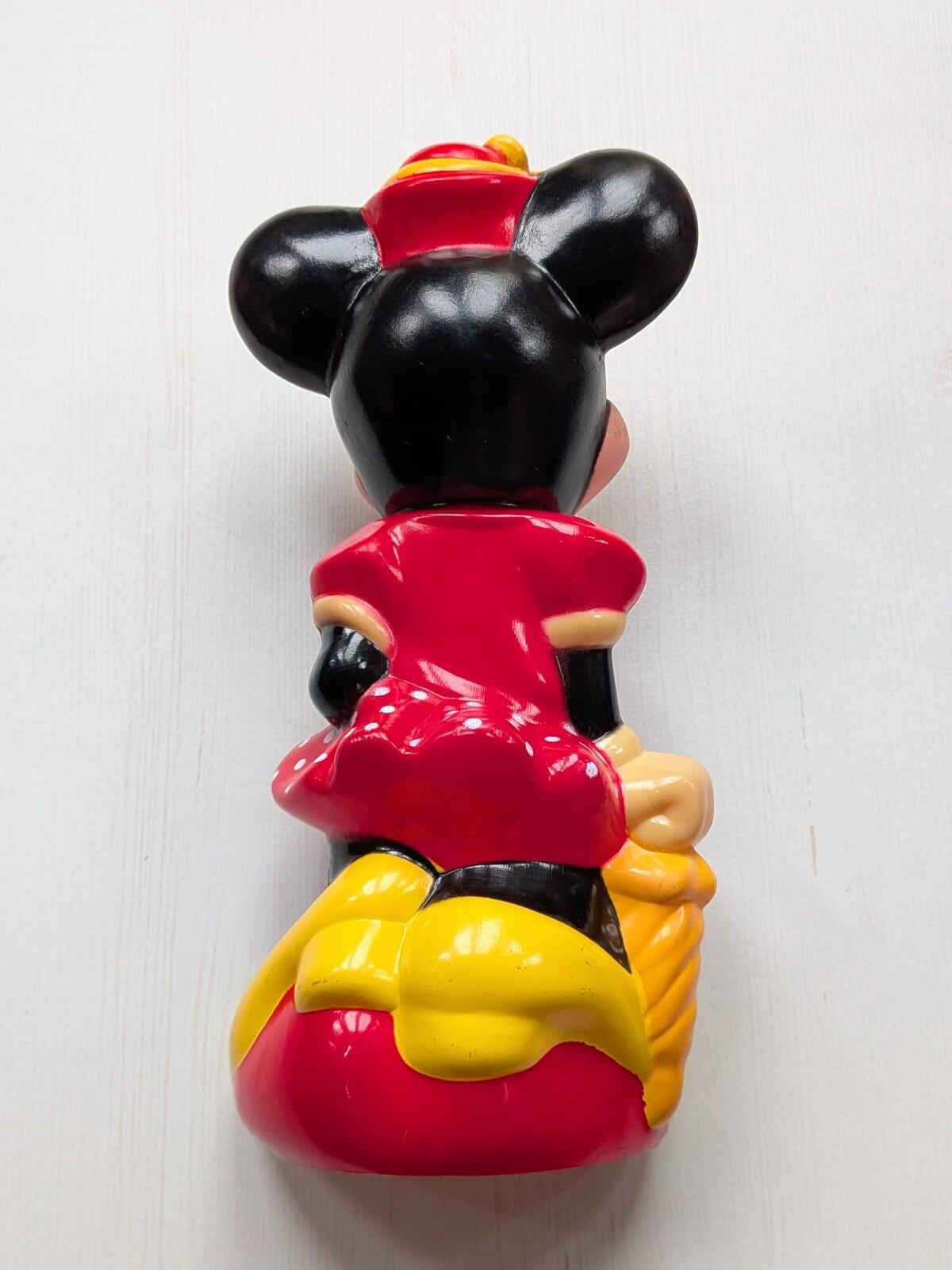 Vintage Minnie Mouse Bubble Bath Bottle Figure - 1990s - Disney
