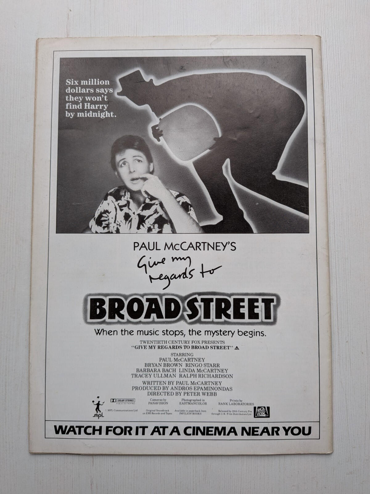 Films on Screen and Video Vol. 4 No. 11 - November 1984 - Paul McCartney Cover