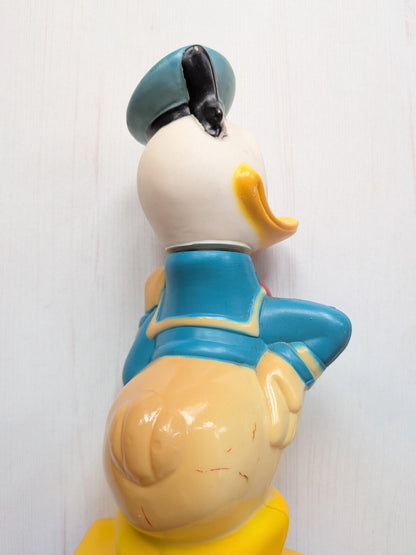 Vintage Donald Duck Bubble Bath Bottle Figure - Disney