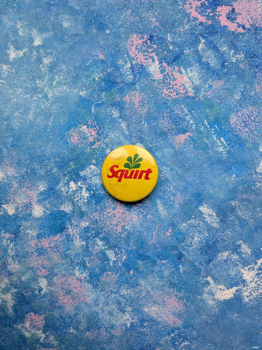 Vintage Squirt Grapefruit Soda Badge - 1970s