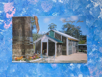 Vintage House of Bottles, Kinglake Australia Postcard - Valentine's Postcard