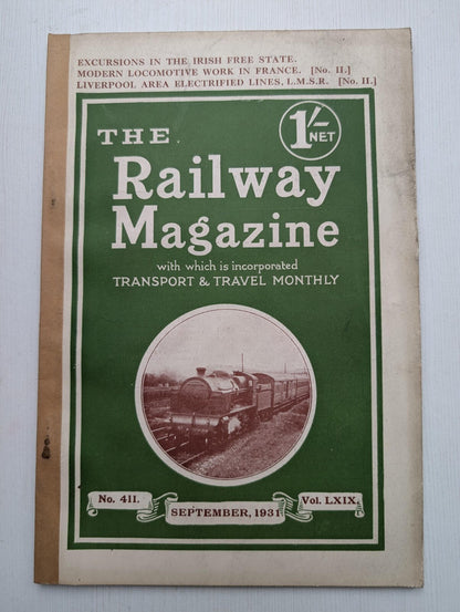 The Railway Magazine July-December 1931 - x6 Issues in Slipcase