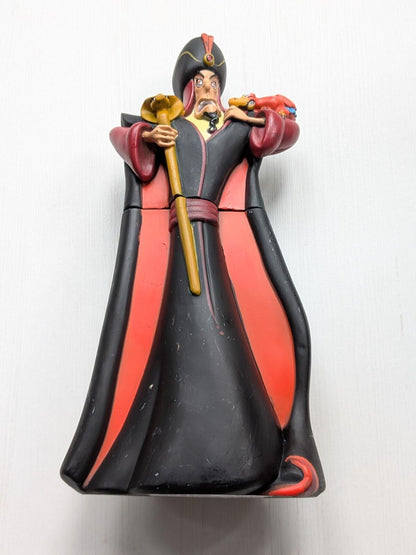 Vintage Aladdin Jafar Bubble Bath Bottle Figure - Disney/Grosvenor