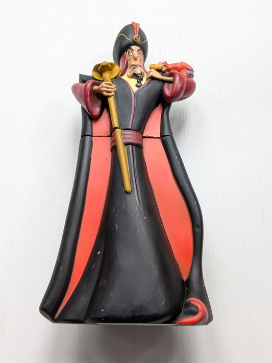 Vintage Aladdin Jafar Bubble Bath Bottle Figure - Disney/Grosvenor