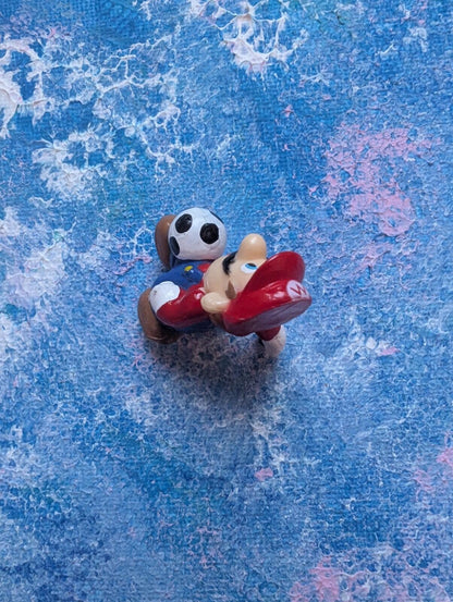 Super Mario Bros Mario Soccer Mini Figure - 2000 - Zaini/Nintendo