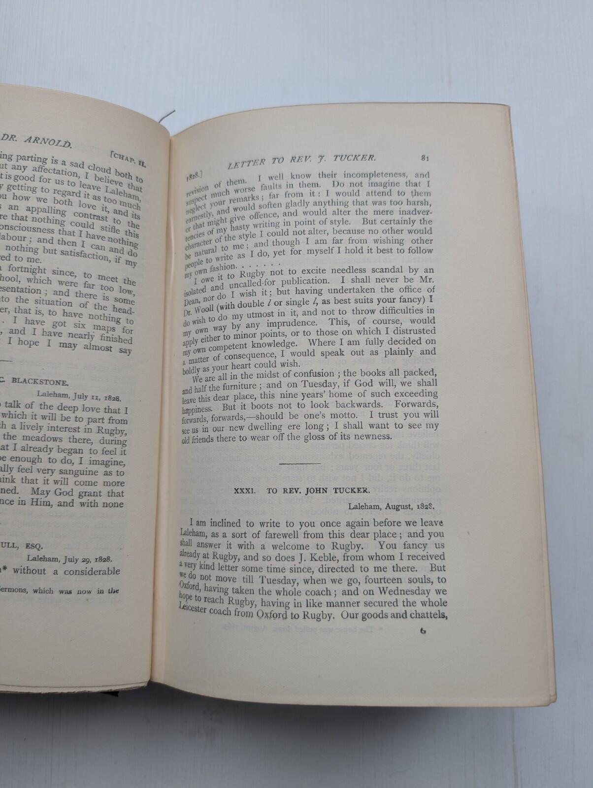 Life of Thomas Arnold, D.D. Headmaster of Rugby by Arthur Penryn Stanley - 1904