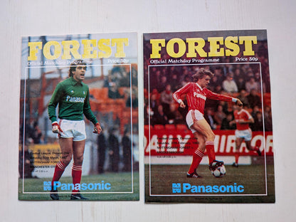 Nottingham Forest 1982 Match Programmes x12 Bundle