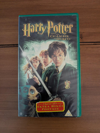 Harry Potter and The Chamber of Secrets - 2002 - Warner Bros VHS Video Tape