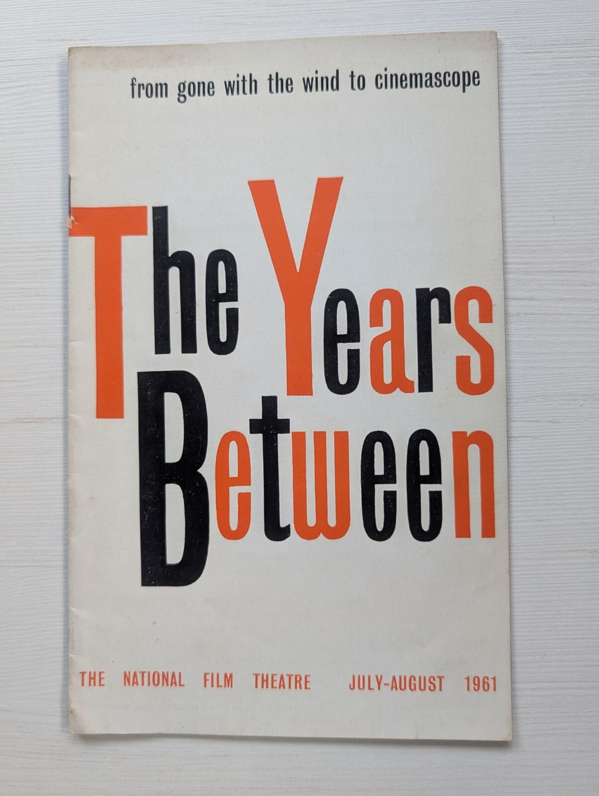 The Years Between - The National Film Theatre Programme - July-August 1961