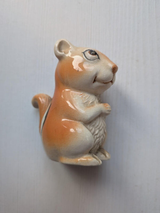 Small Ceramic Chipmunk - Made in Chester, England - Brand Unknown