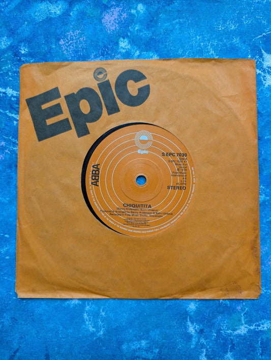 Abba - Chiquitita 7" Vinyl Single - 1978 - Epic Records