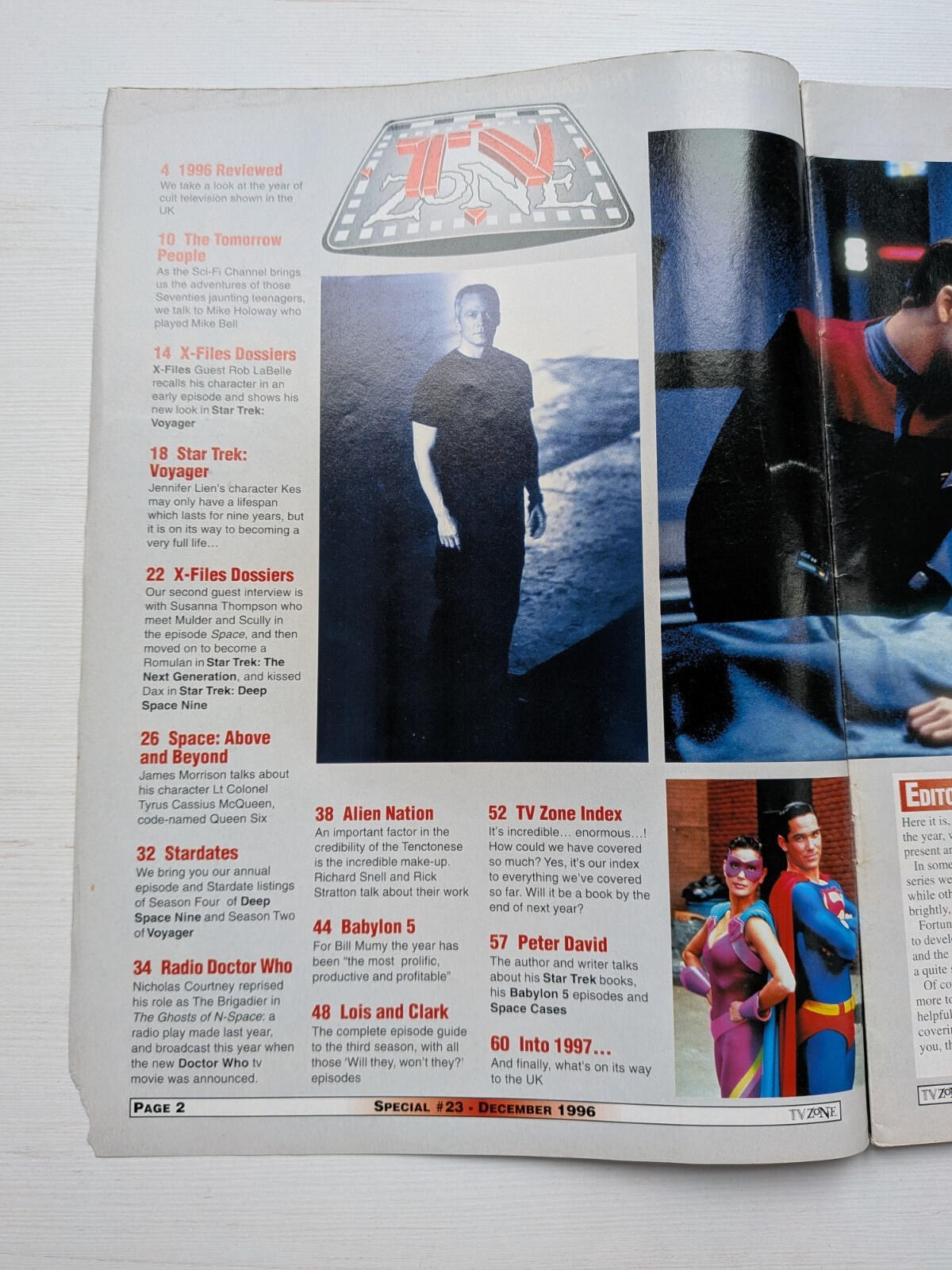 TV Zone Special #23 December 1996 - Yearbook Special, Babylon 5/The X Files/More