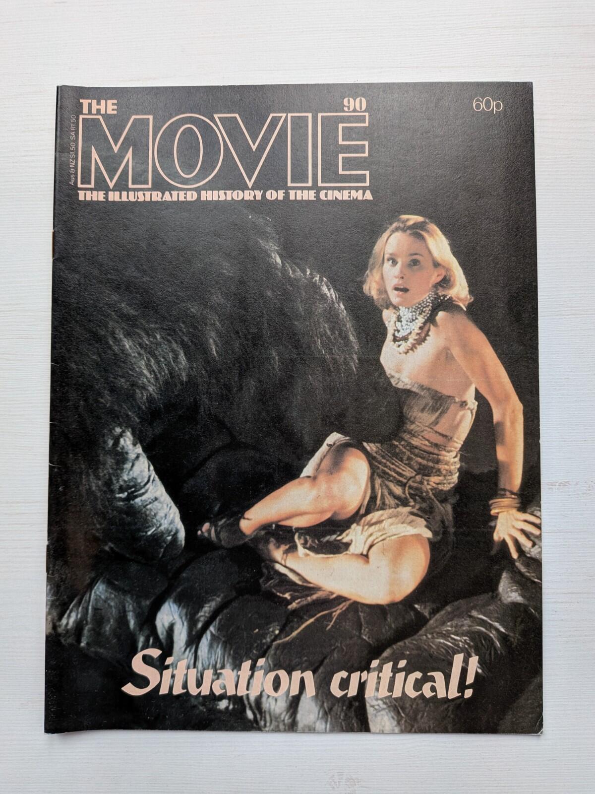 The Movie: Illustrated History of The Cinema #90 - Jessica Lange King Kong Cover