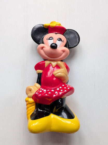 Vintage Minnie Mouse Bubble Bath Bottle Figure - 1990s - Disney