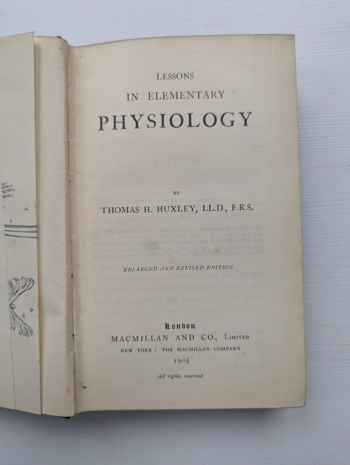 Lessons in Elementary Physiology by Thomas H. Huxley - 1905 - Macmillan & Co Ltd