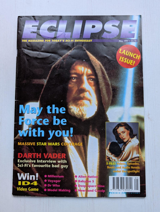 Eclipse Magazine May 1997 - First Issue - Alec Guiness Obi-Wan Kenobi Cover