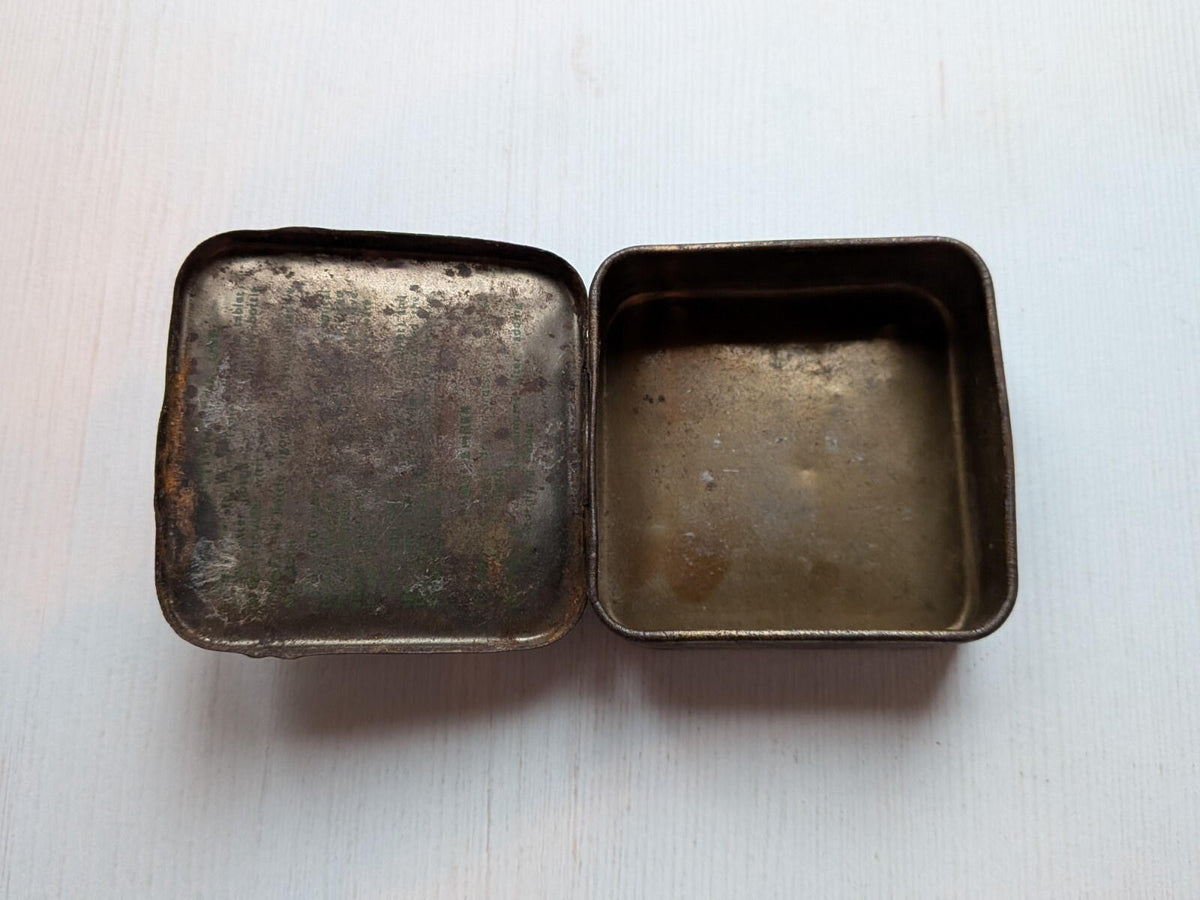 Vintage Military Water Sterilizing Tin (Empty) - 1940s/World War II