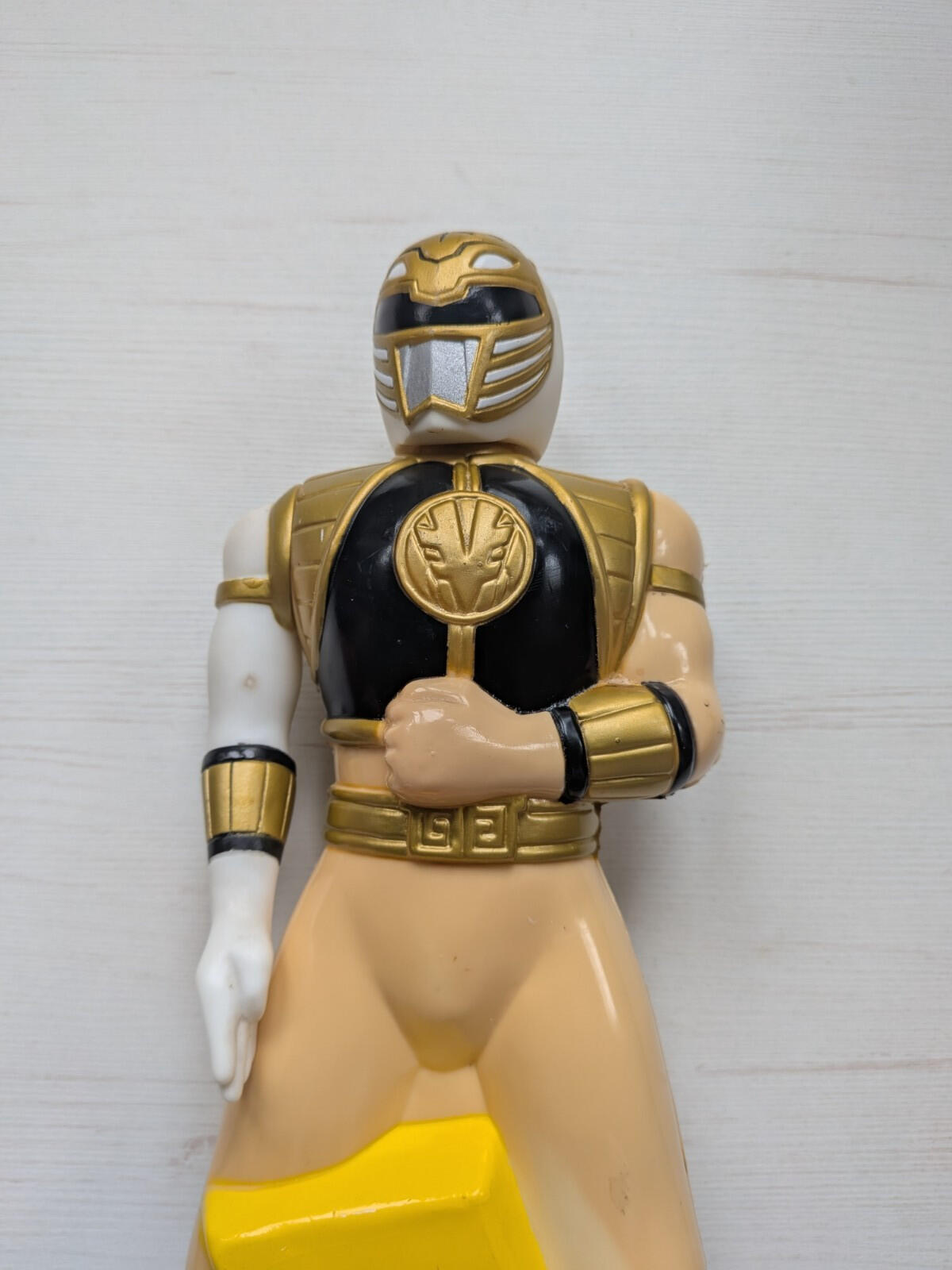 Vintage Power Rangers White Ranger Bubble Bath Bottle Figure - 1995 - Saban