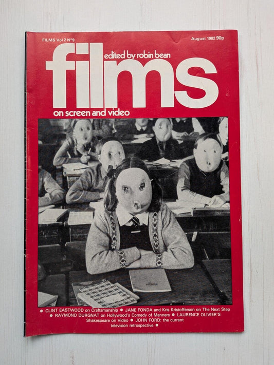 Films on Screen and Video Vol. 2 No. 9 August 1982, Pink Floyd The Wall Cover