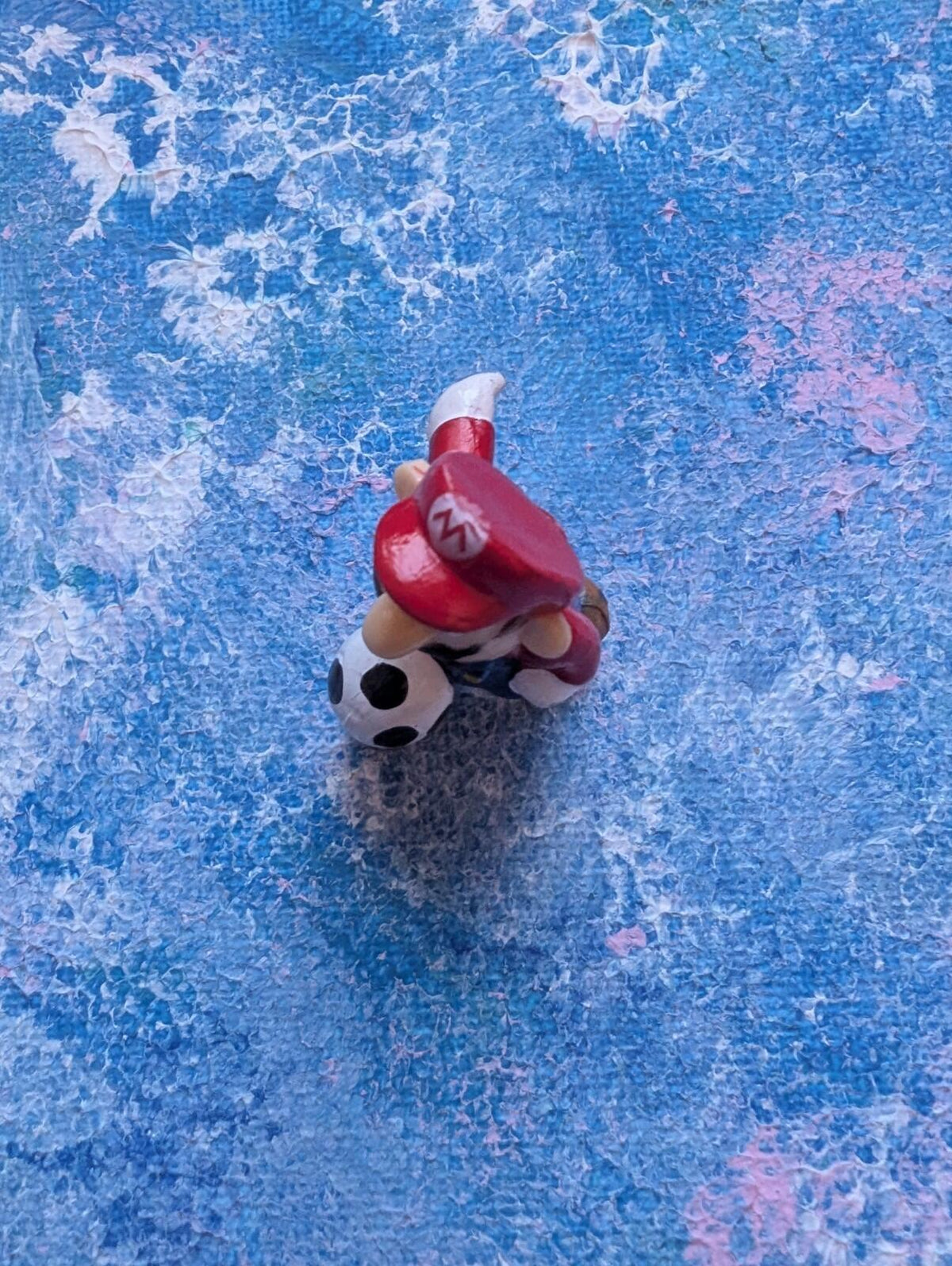 Super Mario Bros Mario Soccer Mini Figure - 2000 - Zaini/Nintendo