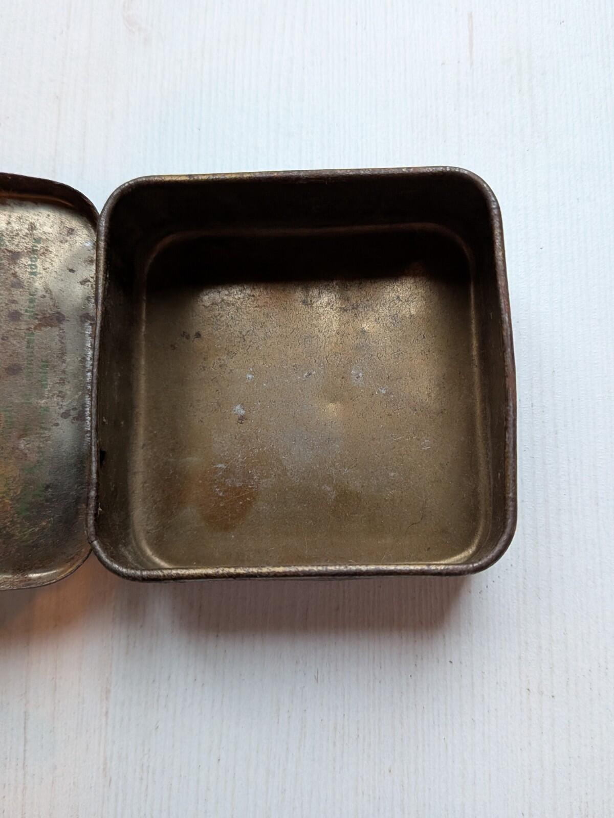 Vintage Military Water Sterilizing Tin (Empty) - 1940s/World War II