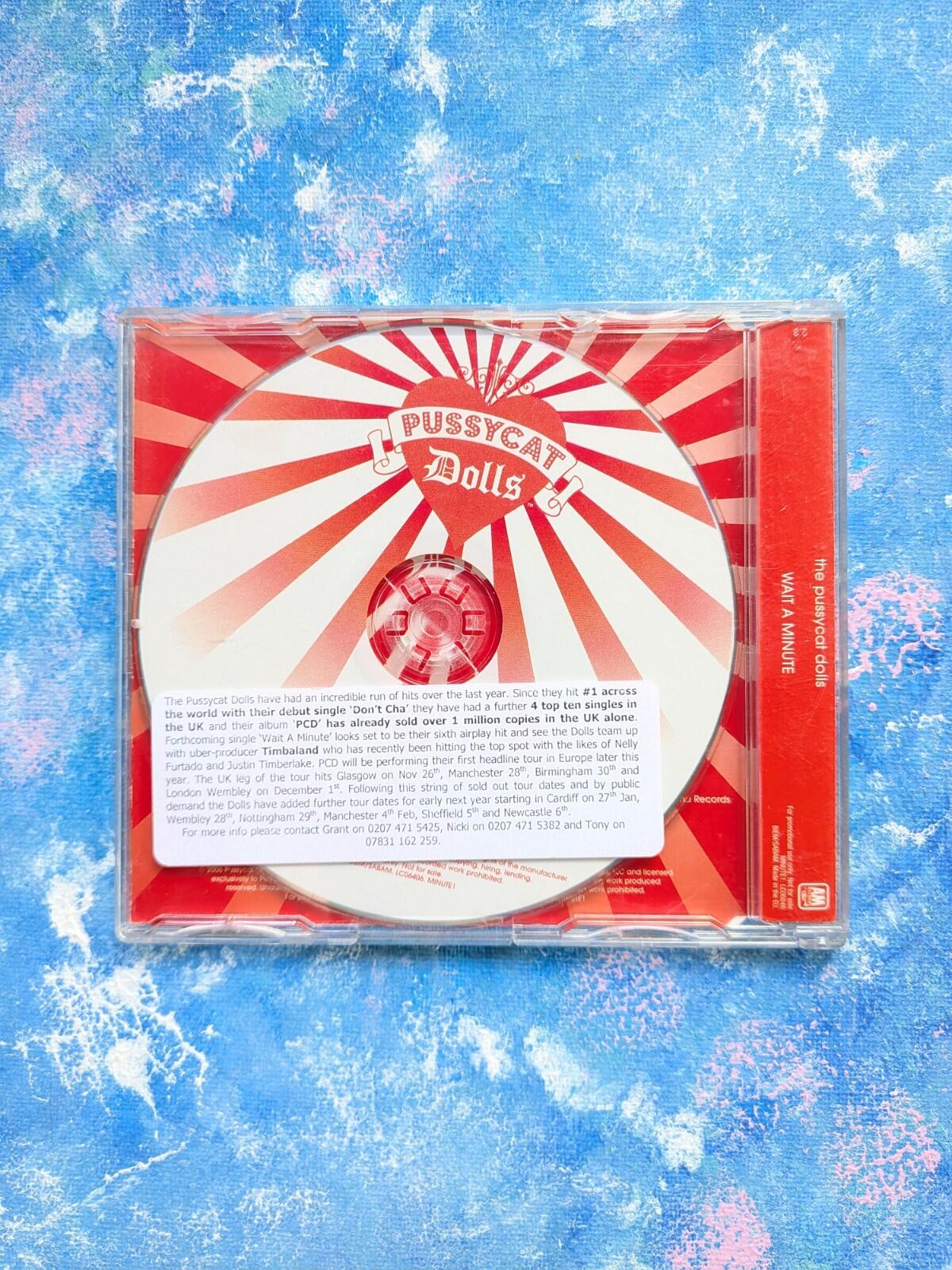 Pussycat Dolls - Wait A Minute CD Promo Single - 2006 - AM Records