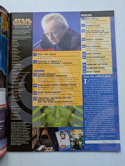 Star Wars: The Official Magazine No. 33 - June/July 2001 - Includes Poster