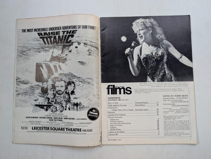Films Vol. 1 No. 1 December 1980 - Caligula Malcolm McDowell Cover, Thelmill Ltd