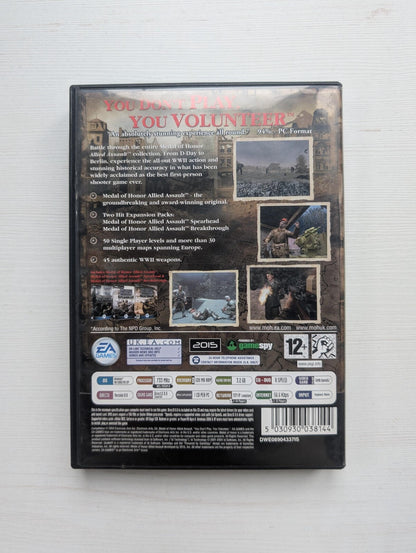 Medal of Honor: Allied Assault - War Chest - x4 Pc-Cds - 2004 - EA Games