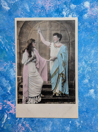 Vintage Pygmalion and Galatea Greek Mythology Postcard - Early 1900s