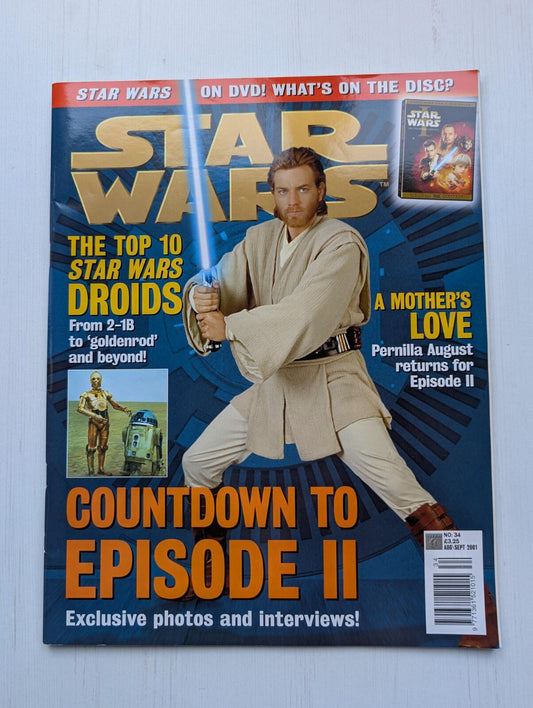 Star Wars: The Official Magazine No. 34 - August 2001 - Obi-Wan Kenobi Poster