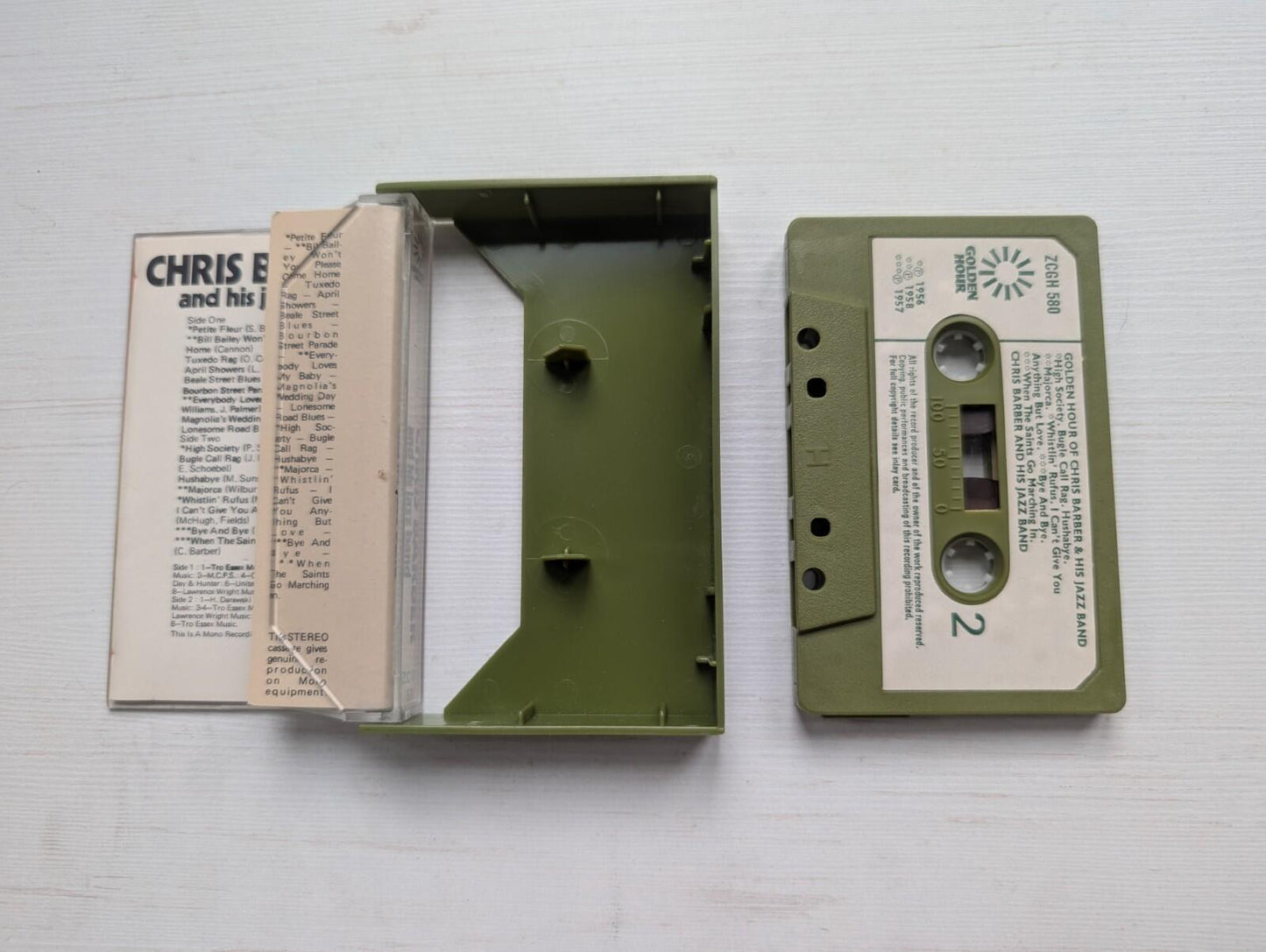 Golden Hour of Chris Barber and His Jazz Band - 1958 Cassette Tape