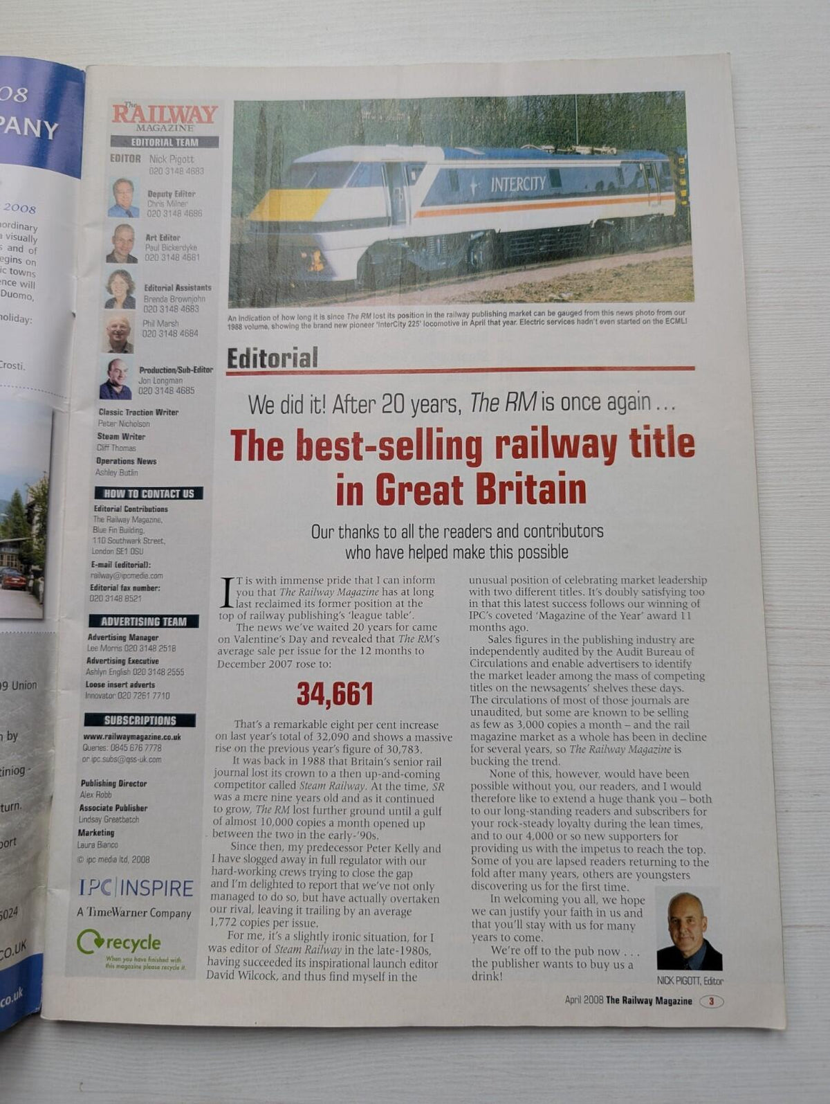 The Railway Magazine - April 2008