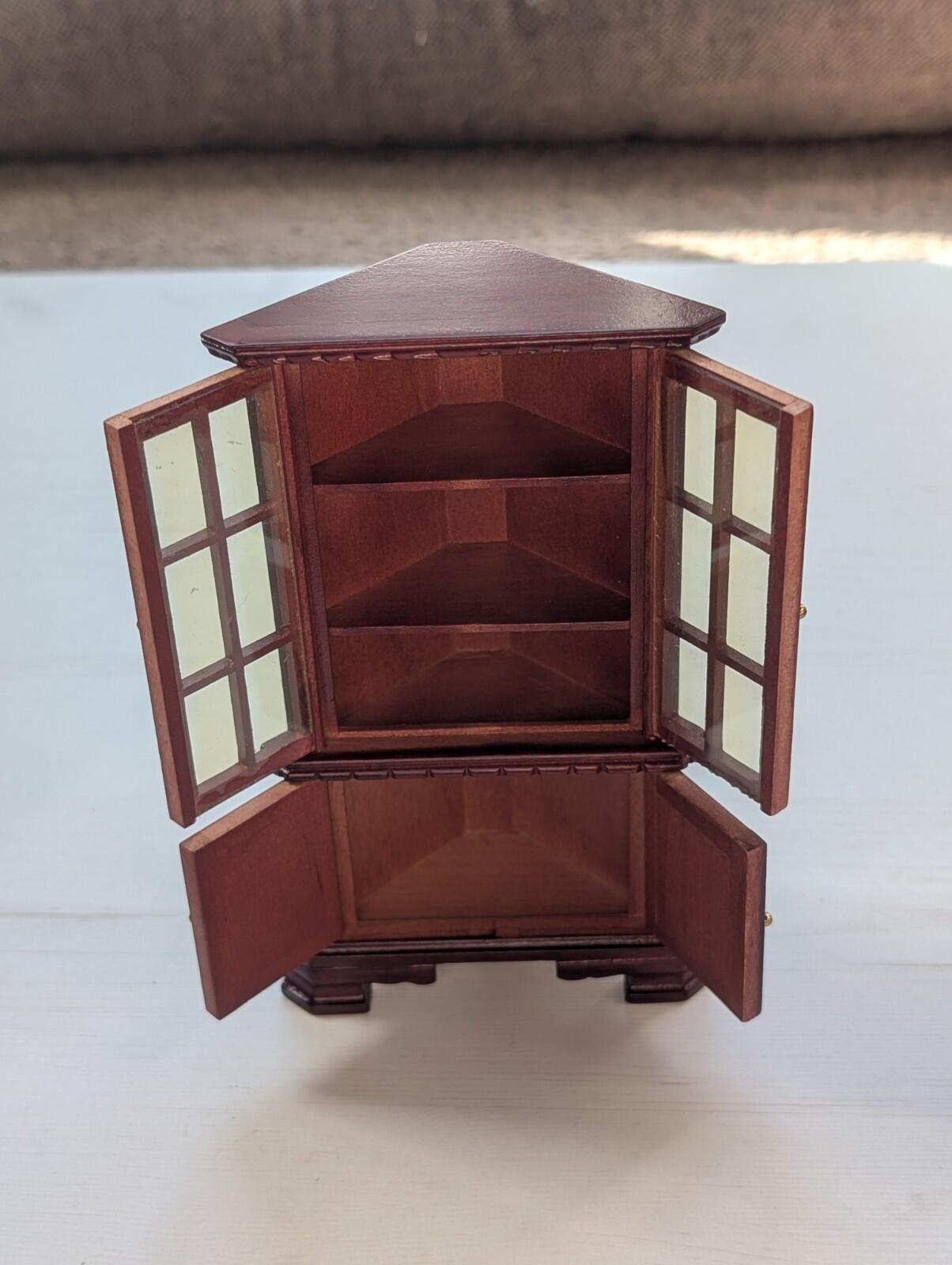 Dolls House Mahogany-Coloured Cupboard/Cabinet - Unbranded