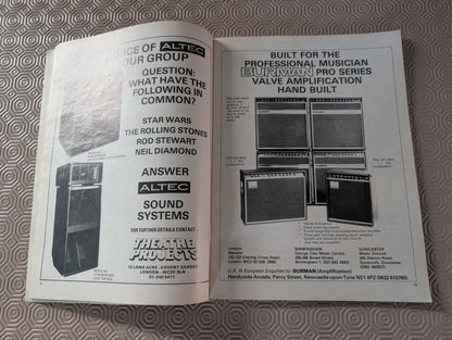 Beat Instrumental Songwriting & Recording No.139 May 1978 - Jethro Tull Cover