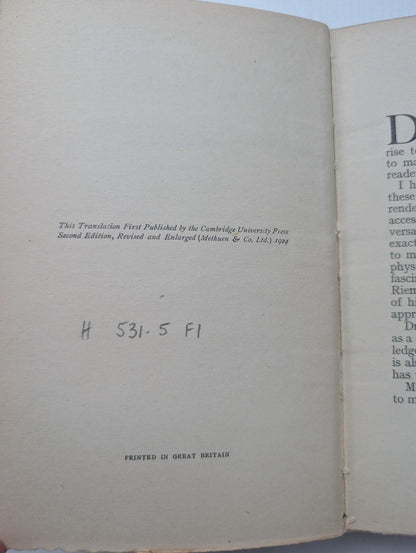 Einstein's Theory of Gravitation by Erwin Freundlich - 1924 - Methuen & Co Ltd