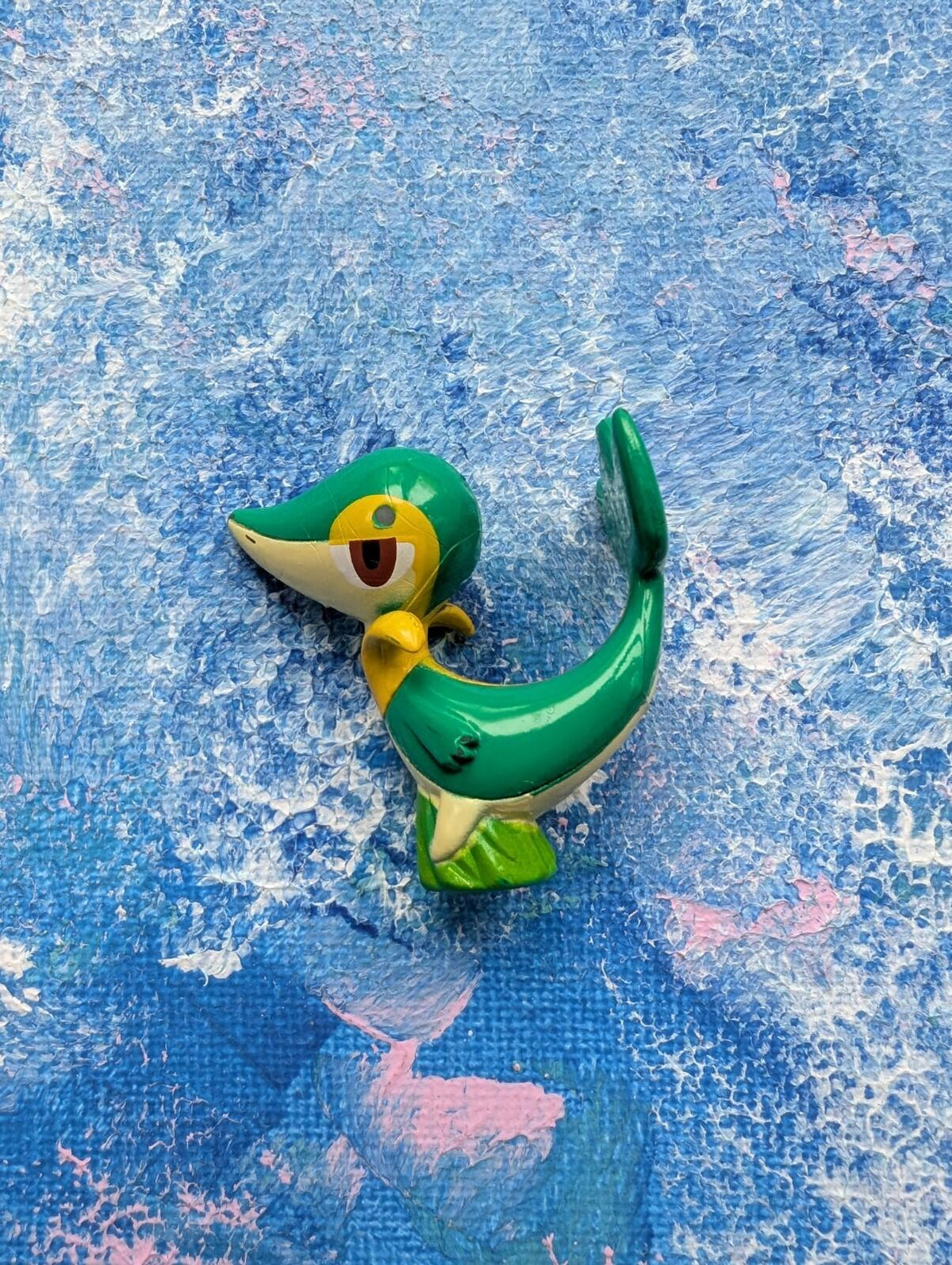 Snivy Pokemon Spin and Go Figure - 2011 - Bandai/Nintendo