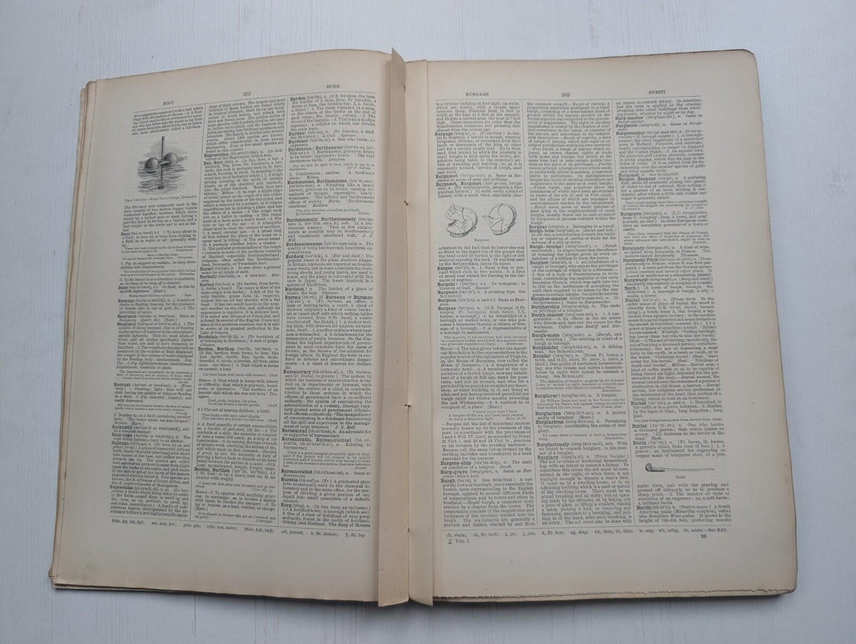 Ogilvie's Imperial Dictionary of The English Language Div. 3 - 1880's Approx