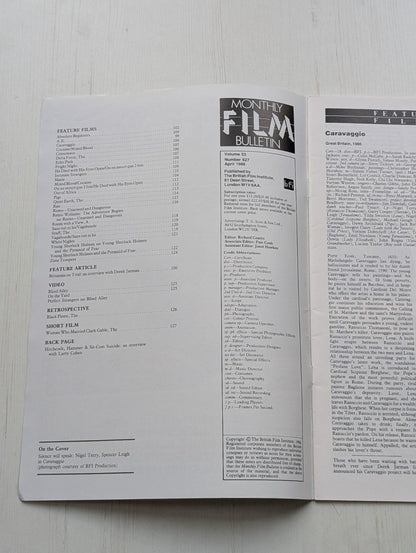 Monthly Film Bulletin Vol. 53 No. 627 - April 1986 - The British Film Institute