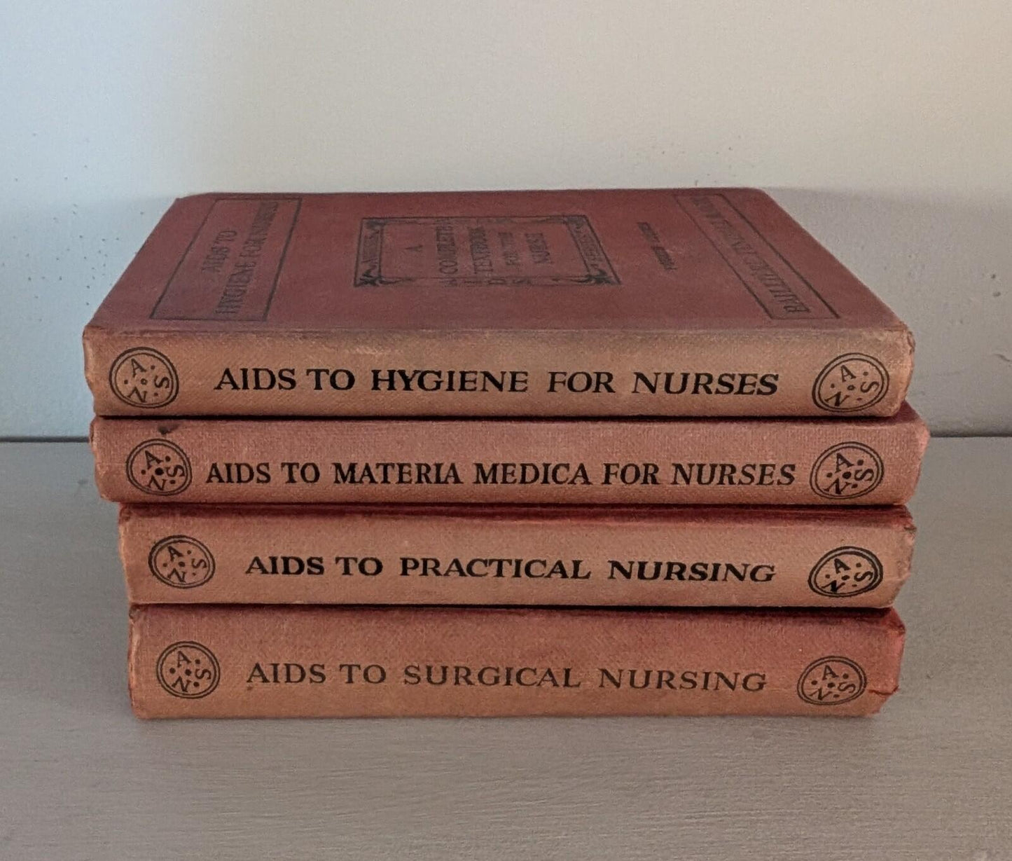 Aids To Nursing/For Nurses x4 Book Bundle - 1951-1955 - Bailliere, Tindall & Cox