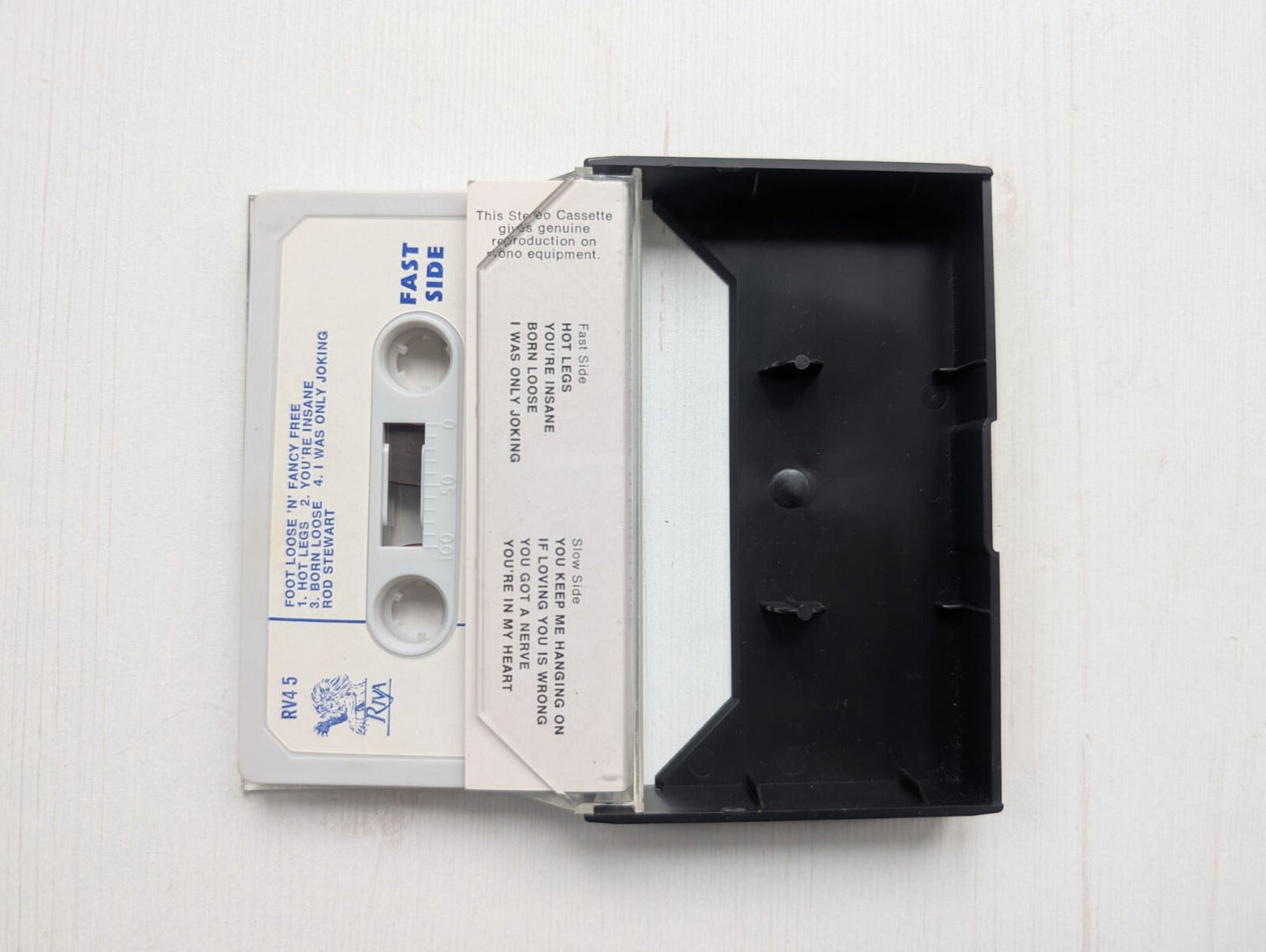 Rod Stewart - Footloose N Fancy Free - 1977 - Warner Cassette Tape
