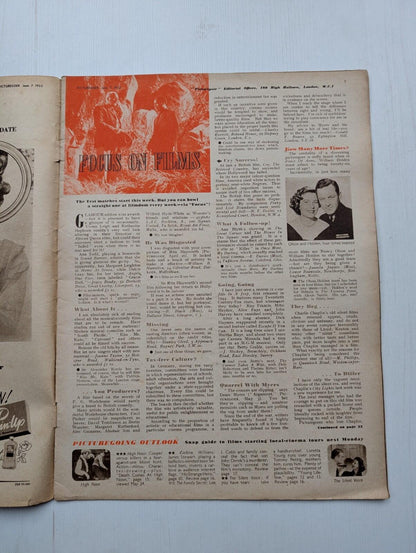 Picturegoer: The National Film Weekly June 7, 1952 - Piper Laurie Cover
