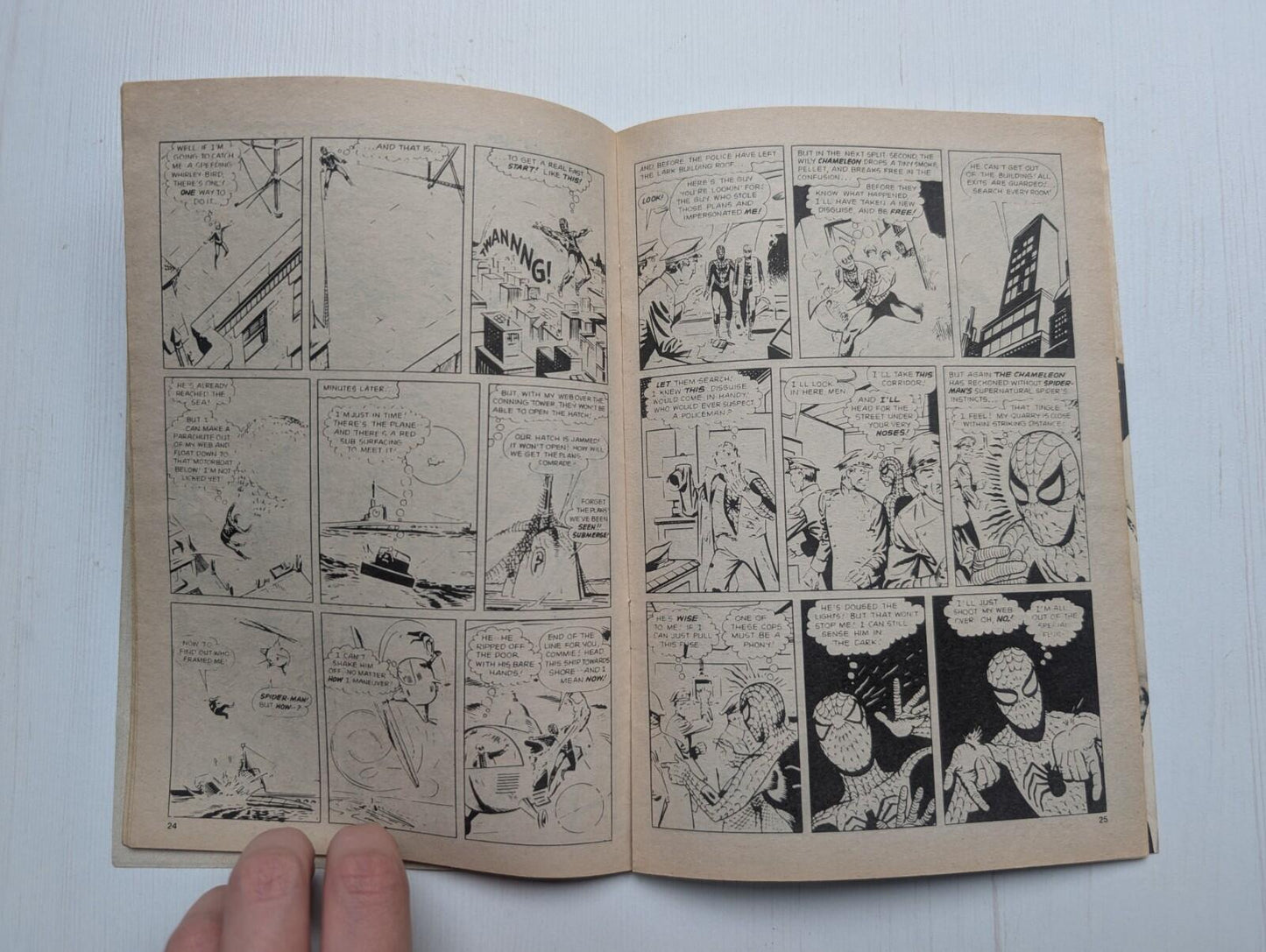 Spider-Man Pocket Book No.6 - 1980 - Marvel Digest Series Comic Book