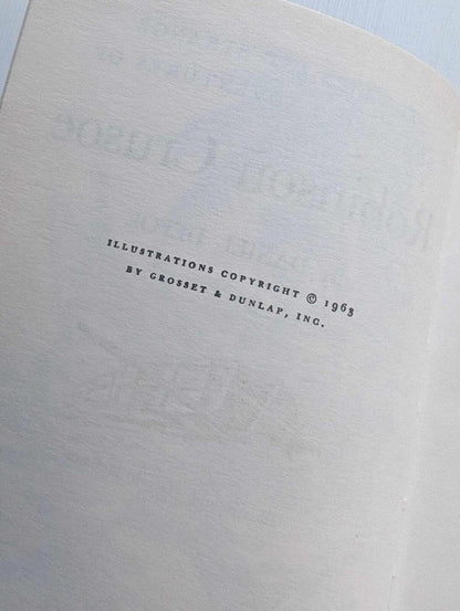 Swiss Family Robinson/Robinson Crusoe 2-In-1 Book - 1963, Companion Library