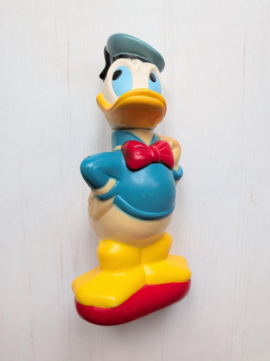 Vintage Donald Duck Bubble Bath Bottle Figure - Disney