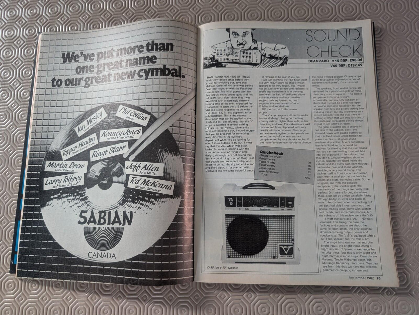 International Musician and Recording World Vol. 8 No. 9 Sep 1982 - Marco Pirroni