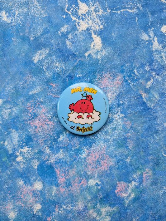 Vintage Mr Men/Beefeater Mr Small Badge - 1980s