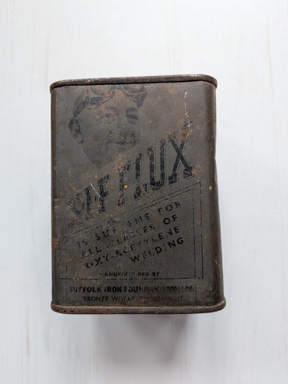 Vintage S.I.F Flux Welding Flux Tin - Suffolk Iron Foundry 1920s - See Details