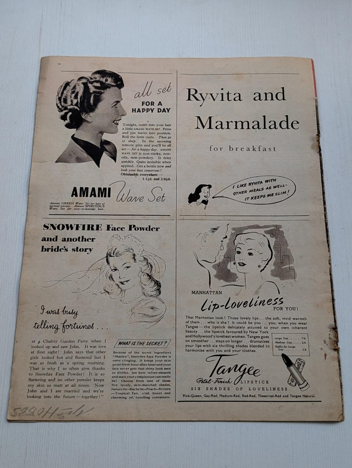 Picture Show Vol. 54 No. 1404 February 25th, 1950 - Tyrone Power/Wanda Hendrix